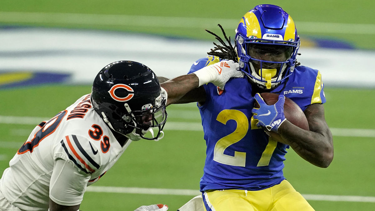 Los Angeles Rams running back Darrell Henderson