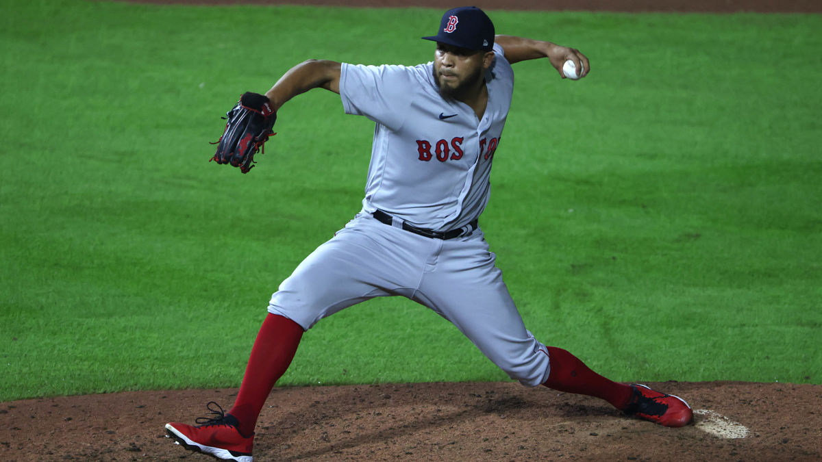 Boston Red Sox relief pitcher Darwinzon Hernandez