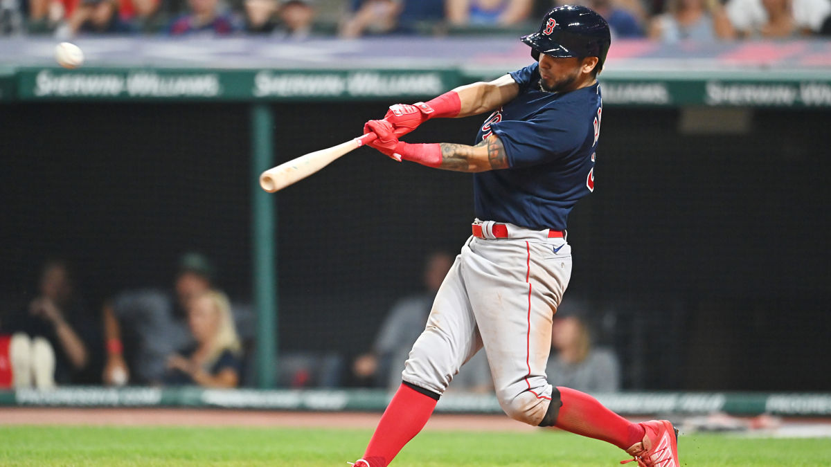 Boston Red Sox infielder Jonathan Araúz