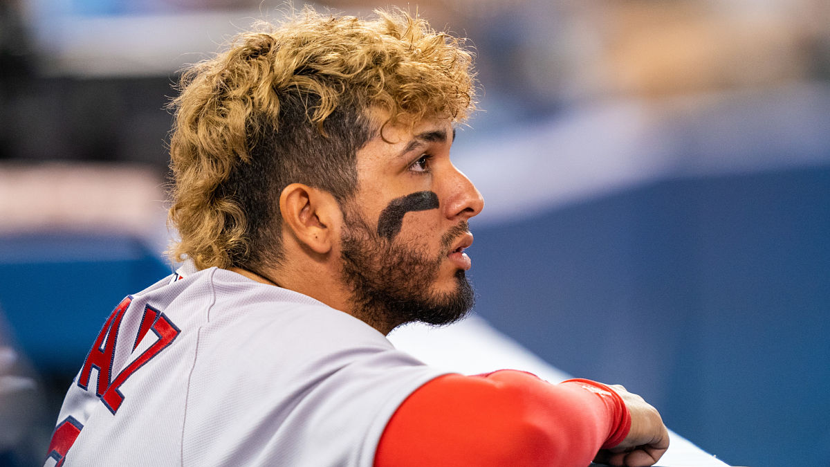 Boston Red Sox infielder Jonathan Arauz