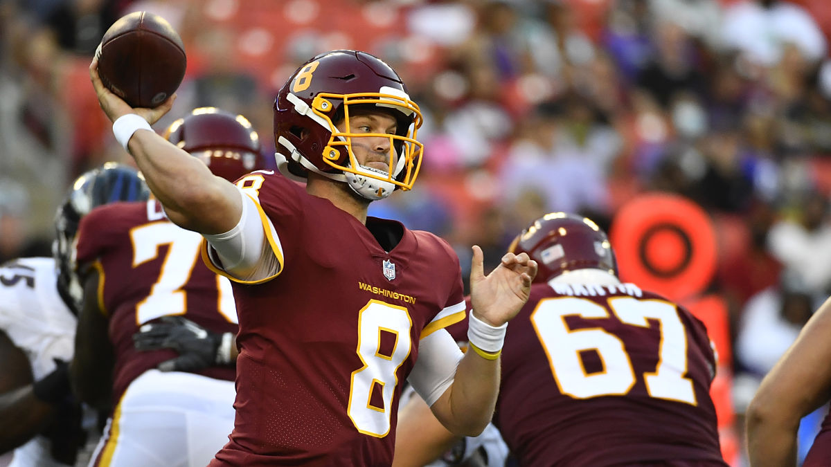 Washington Football Team quarterback Kyle Allen