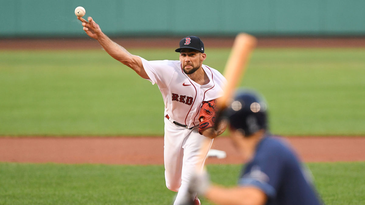Boston Red Sox pitcher Nathan Eovaldi