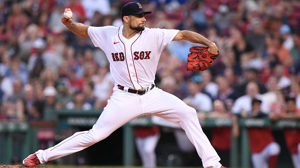Boston Red Sox pitcher Nathan Eovaldi