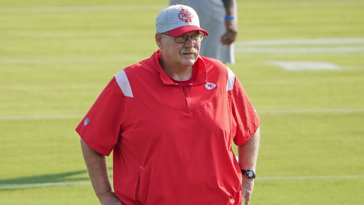 Kansas City Chief's Head Coach Andy Reid