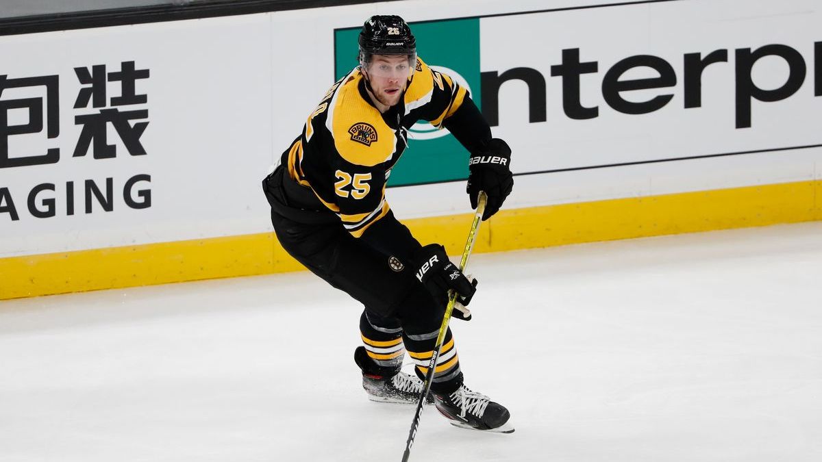 Boston Bruins defenseman Brandon Carlo