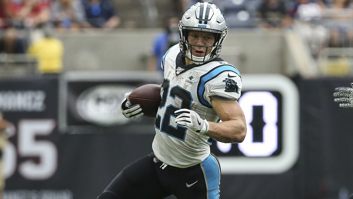 Carolina Panthers running back Christian McCaffrey
