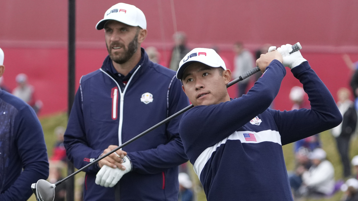 Ryder Cup Team USA Golfers Collin Morikawa and Dustin Johnson