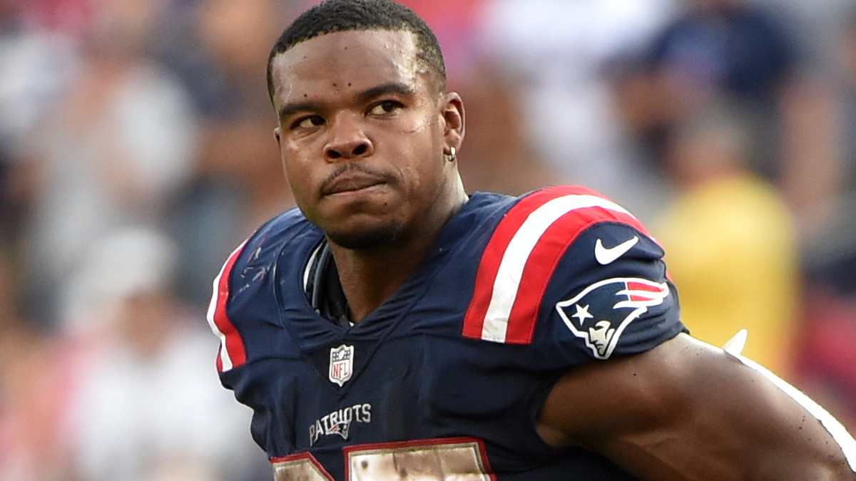 New England Patriots running back Damien Harris