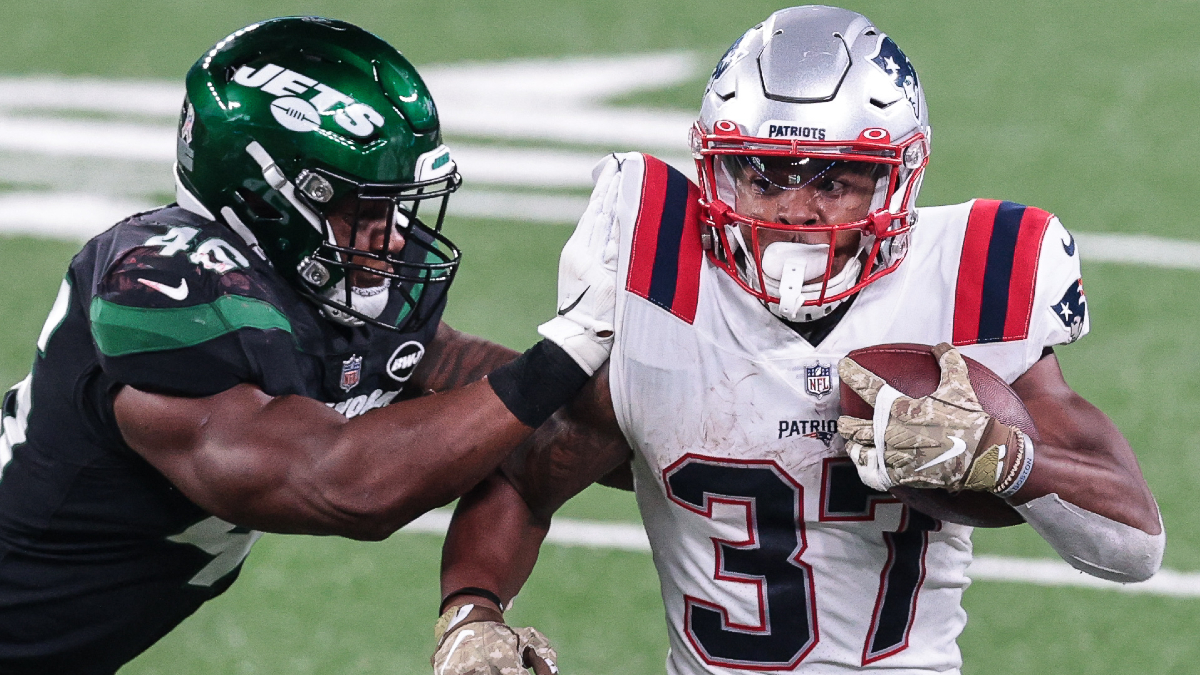 New England Patriots running back Damien Harris