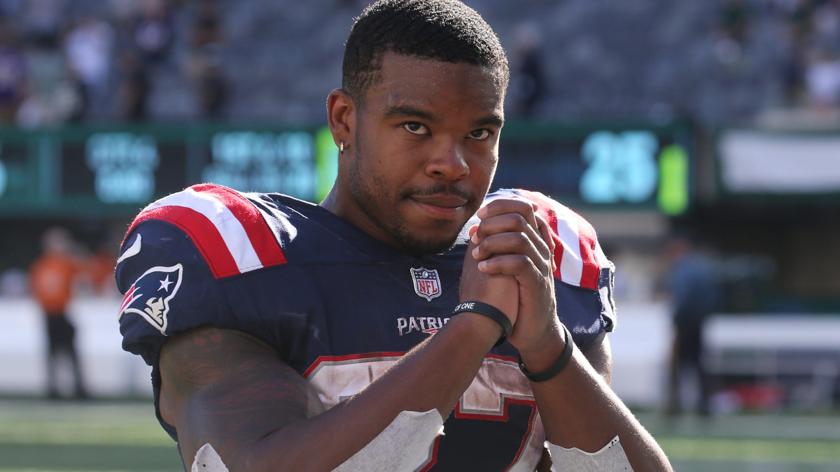 New England Patriots running back Damien Harris