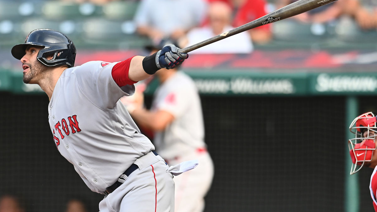 Boston Red Sox designated hitter J.D. Martinez