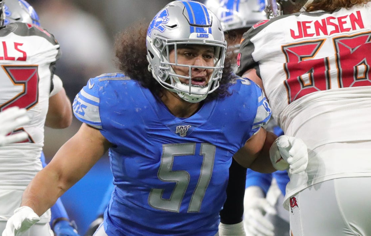 New England Patriots linebacker Jahlani Tavai