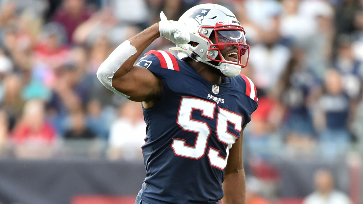 New England Patriots linebacker Josh Uche