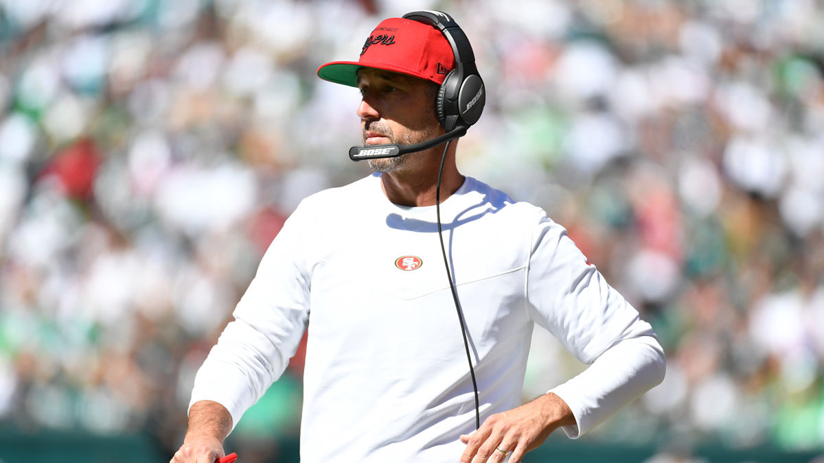 San Francisco 49ers head coach Kyle Shanahan