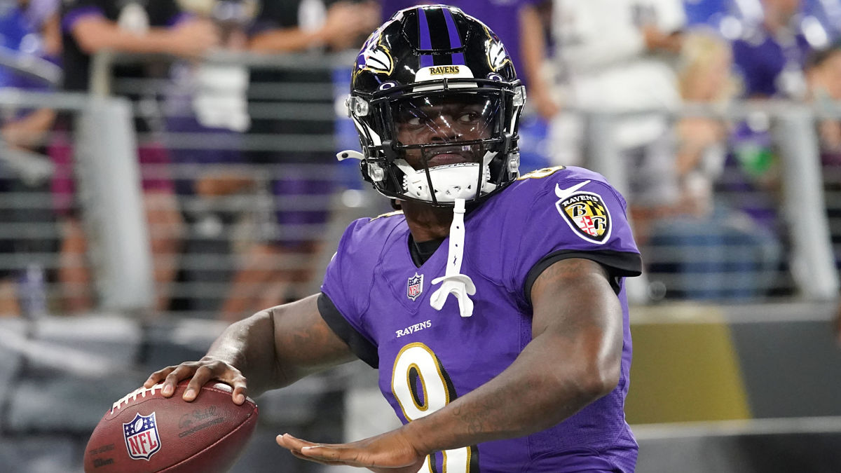 Baltimore Ravens quarterback Lamar Jackson