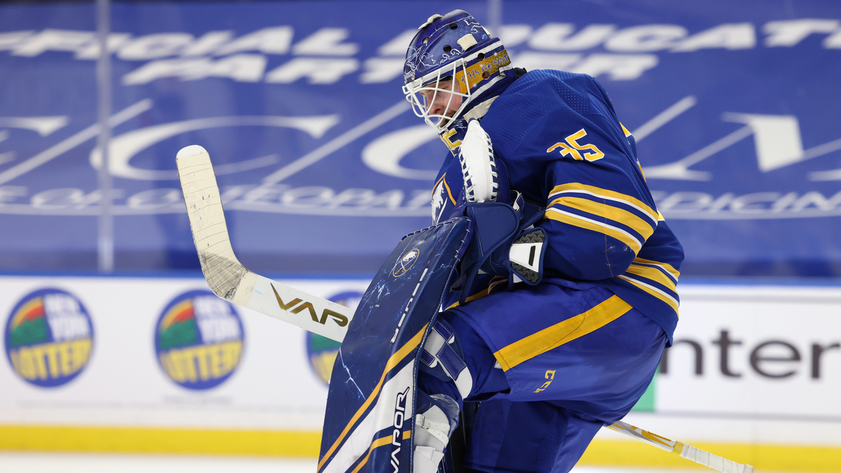 Boston Bruins Goalie Linus Ullmark