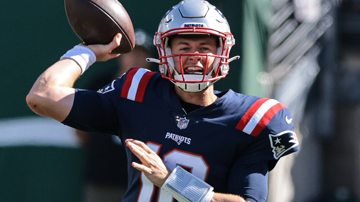 New England Patriots quarterback Mac Jones