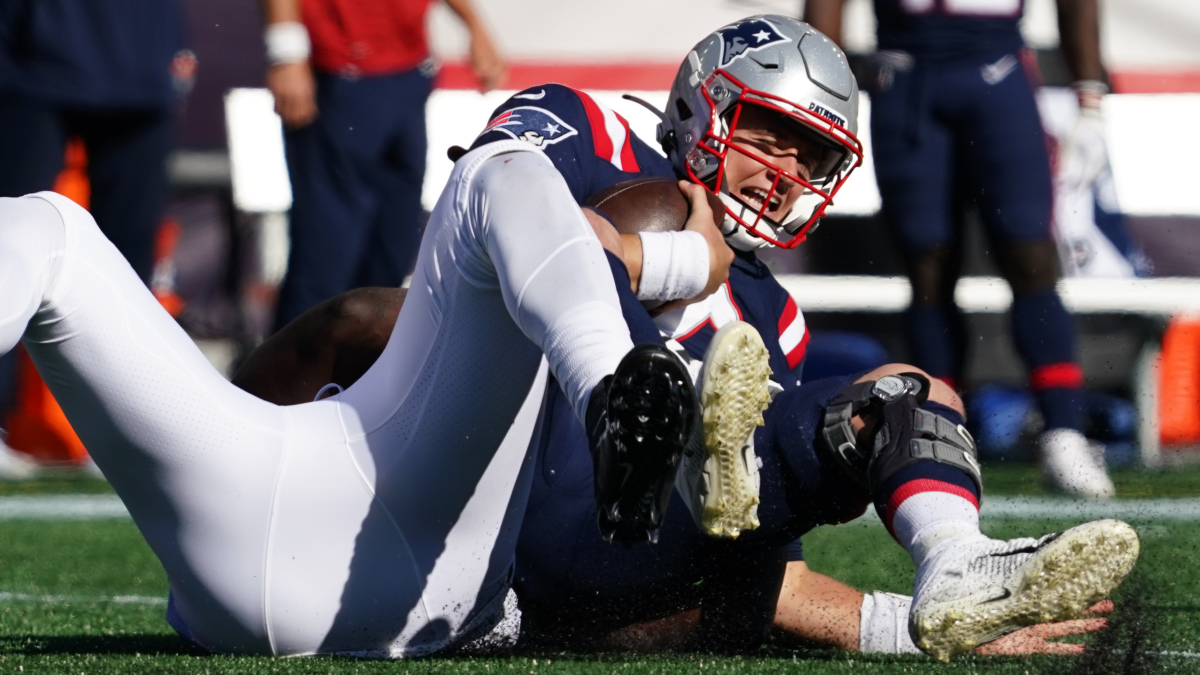 New England Patriots quarterback Mac Jones