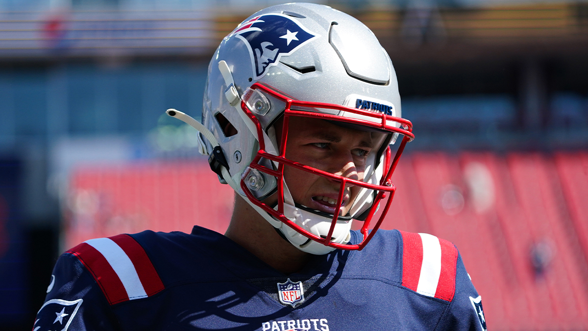 New England Patriots quarterback Mac Jones