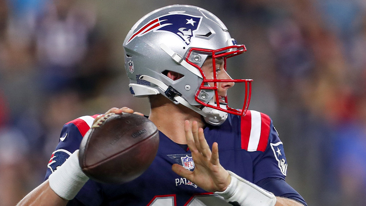 New England Patriots quarterback Mac Jones