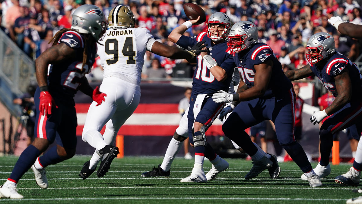 New England Patriots quarterback Mac Jones