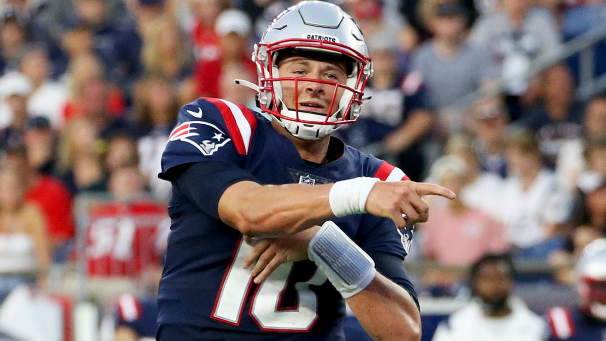 New England Patriots quarterback Mac Jones