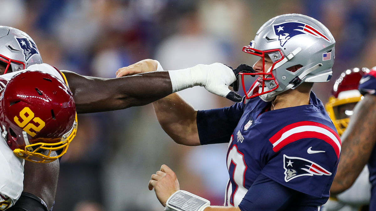 New England Patriots quarterback Mac Jones
