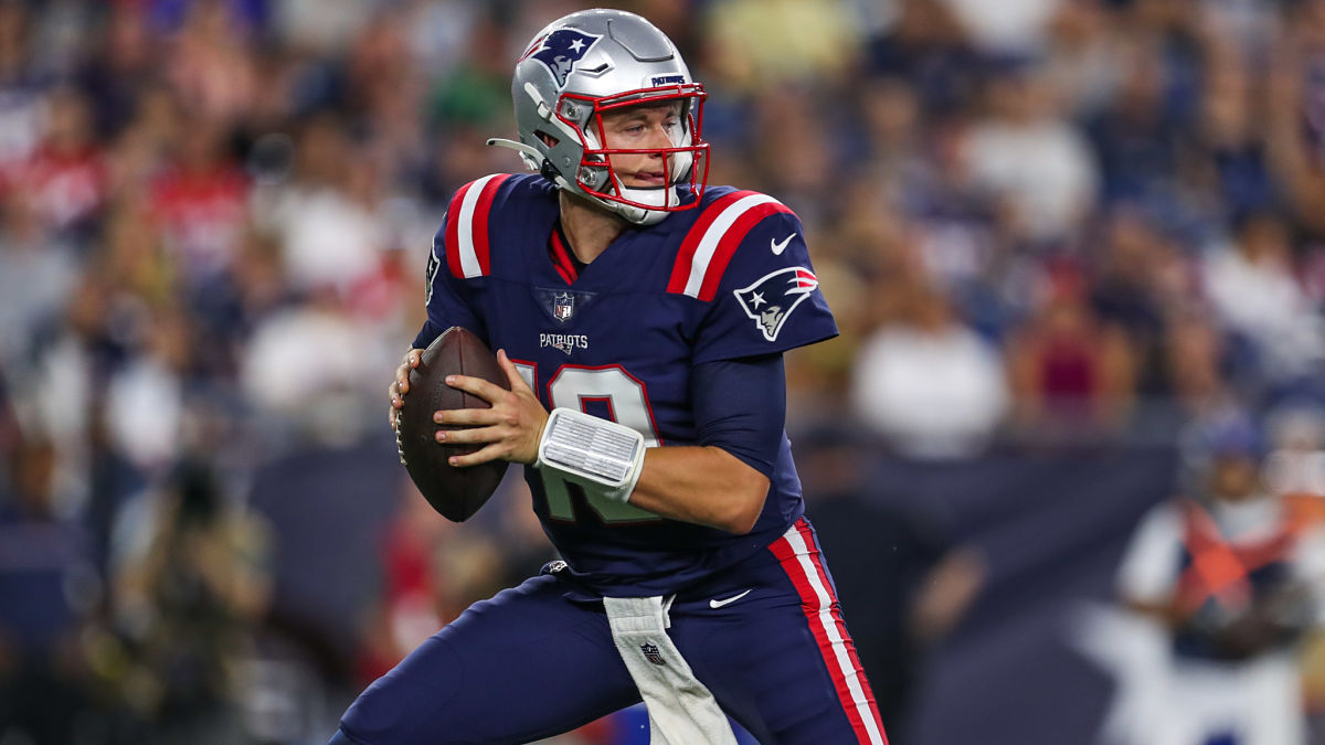 New England Patriots quarterback Mac Jones
