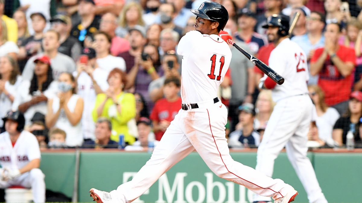 Boston Red Sox third baseman Rafael Devers