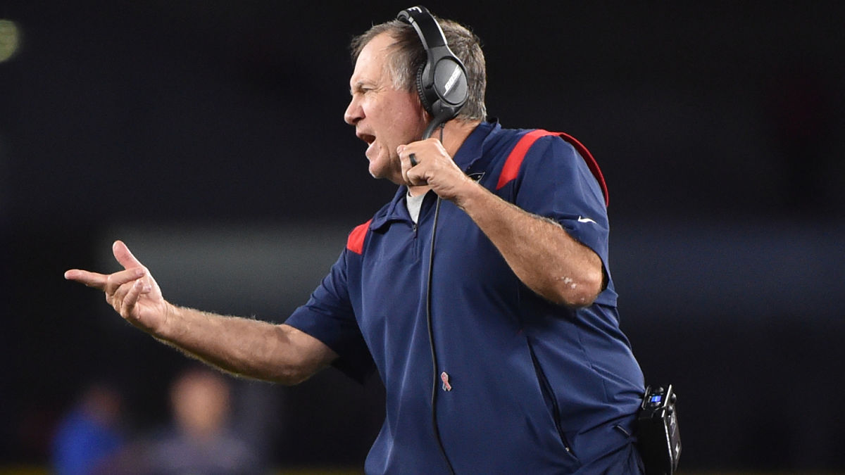 New England Patriots head coach Bill Belichick