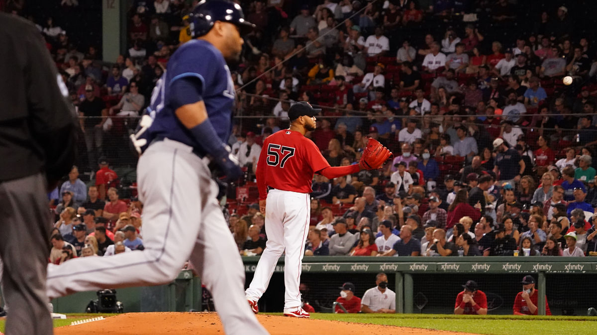 Boston Red Sox starting pitcher Eduardo Rodriguez