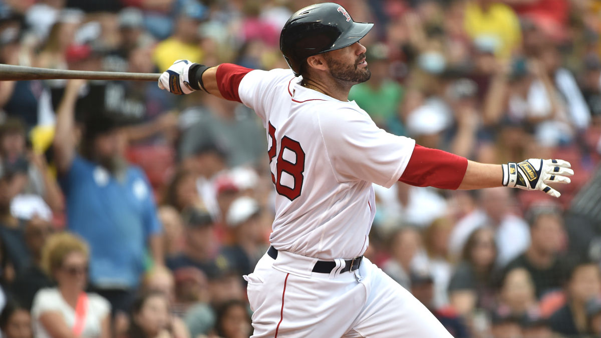 Boston Red Sox designated hitter J.D. Martinez