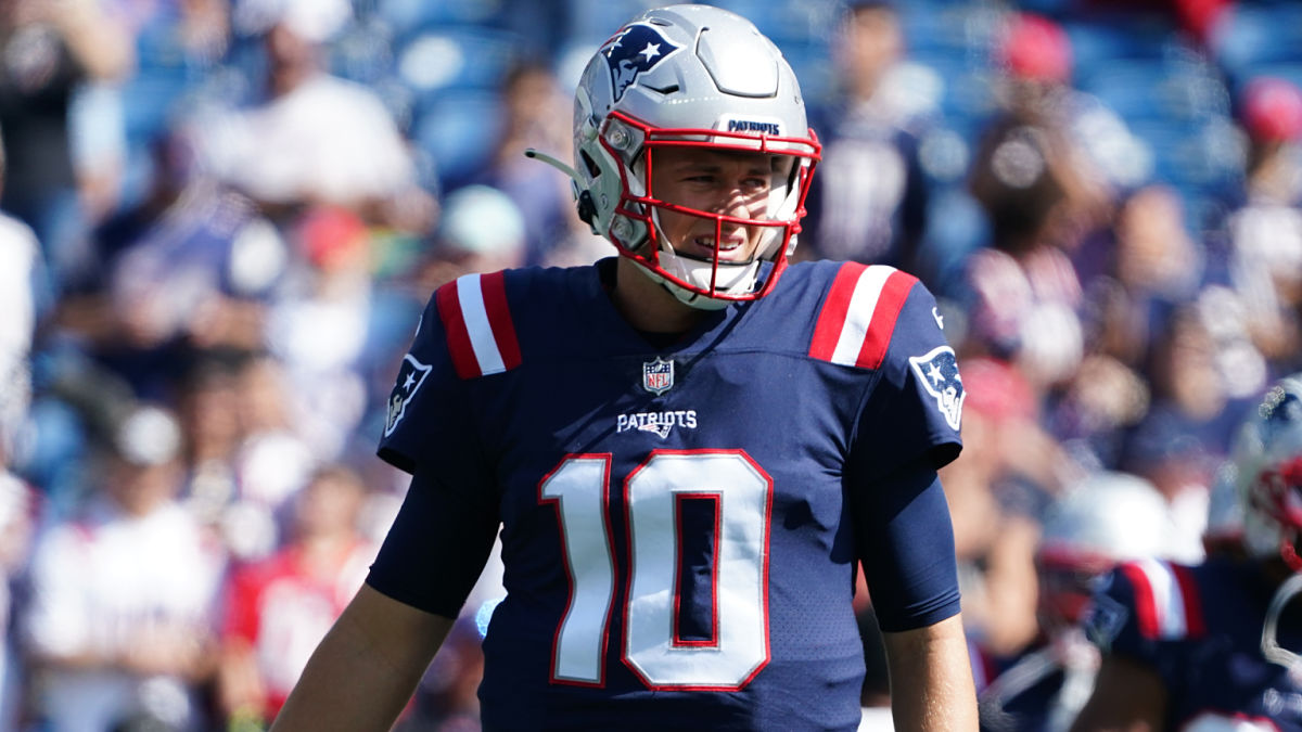 New England Patriots quarterback Mac Jones