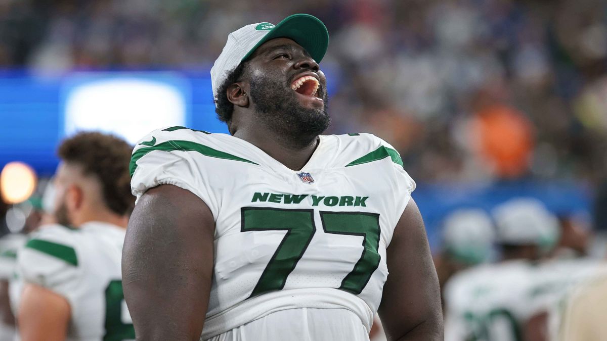 New York Jets offensive tackle Mekhi Becton