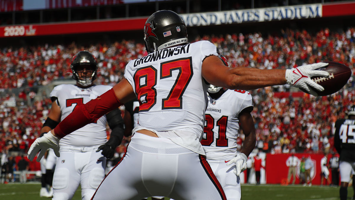 Tampa Bay Buccaneers tight end Rob Gronkowski