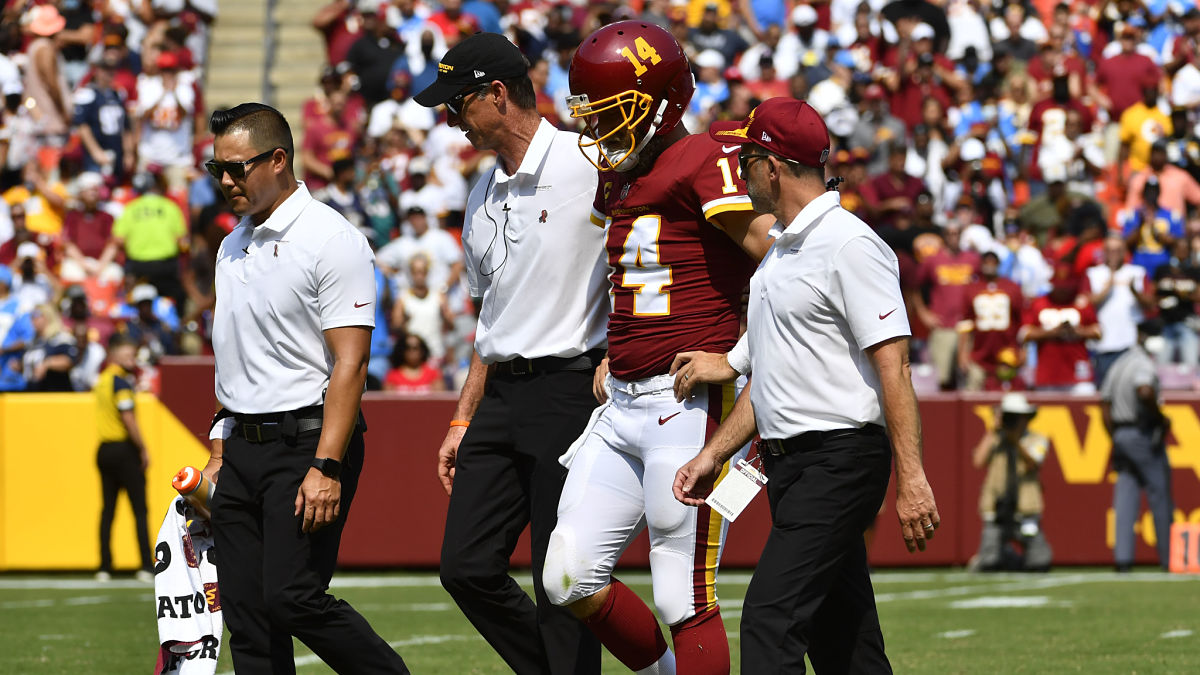 Washington Football Team quarterback Ryan Fitzpatrick