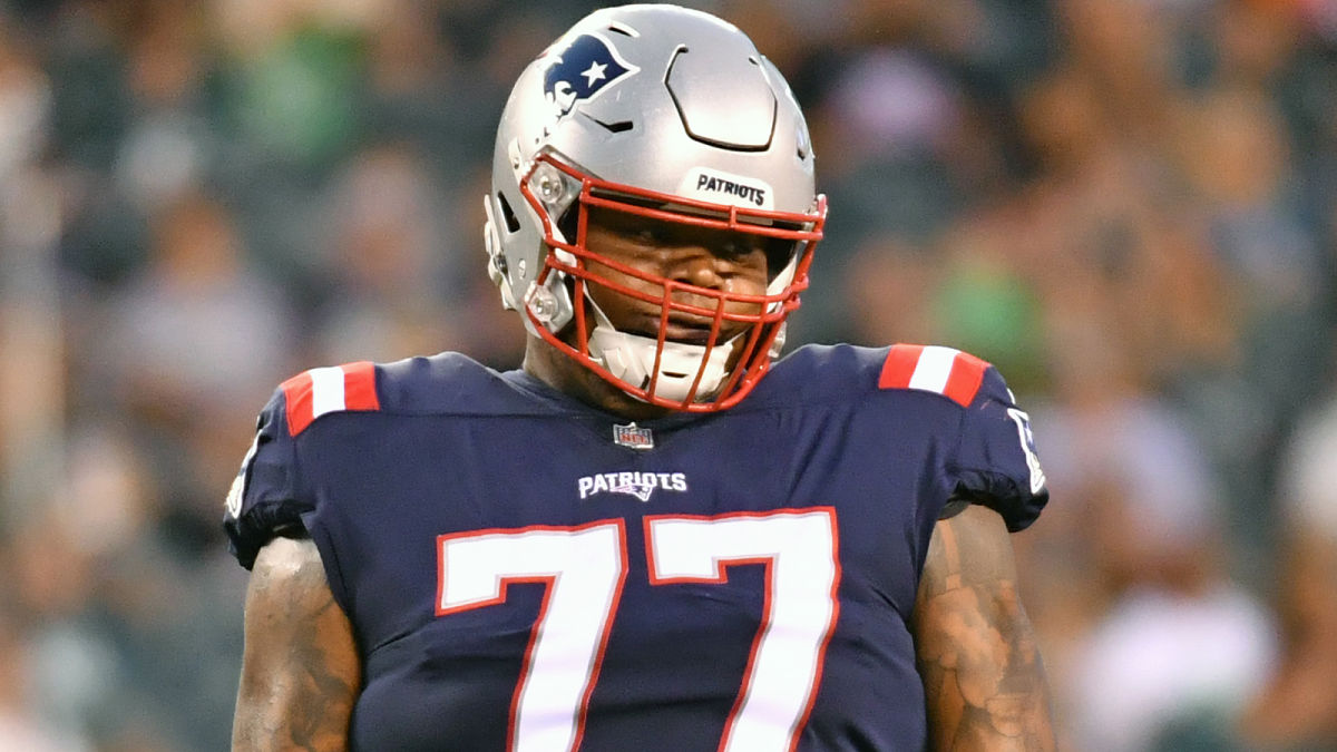 New England Patriots offensive tackle Trent Brown