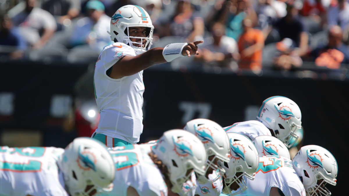 Miami Dolphins quarterback Tua Tagovailoa