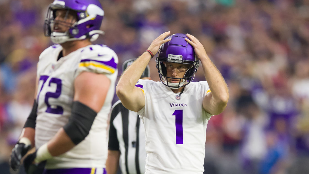 Minnesota Vikings kicker Greg Joseph