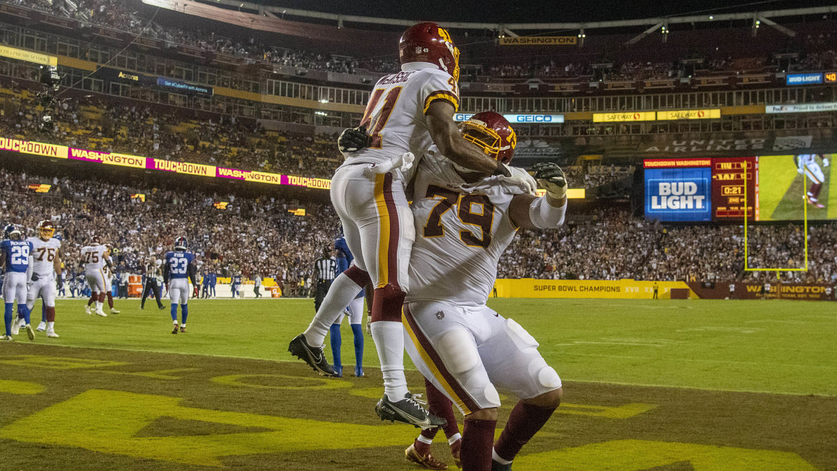 Washington Football Team running back J.D. McKissic
