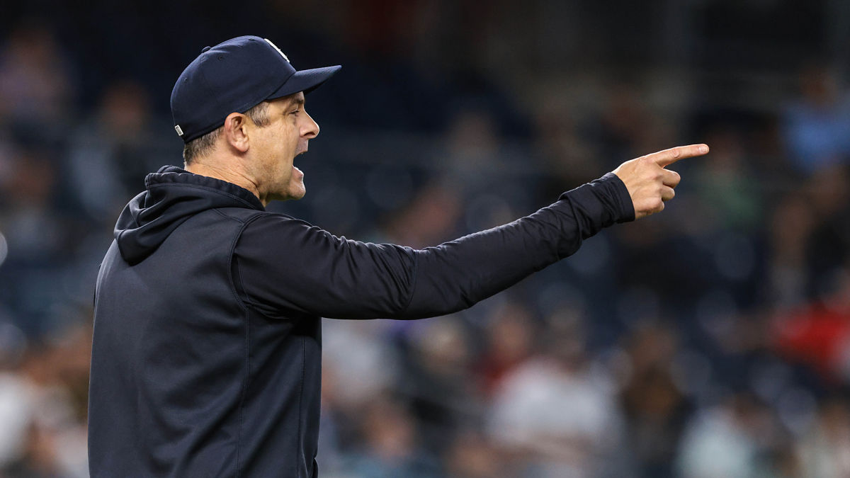 New York Yankees manager Aaron Boone