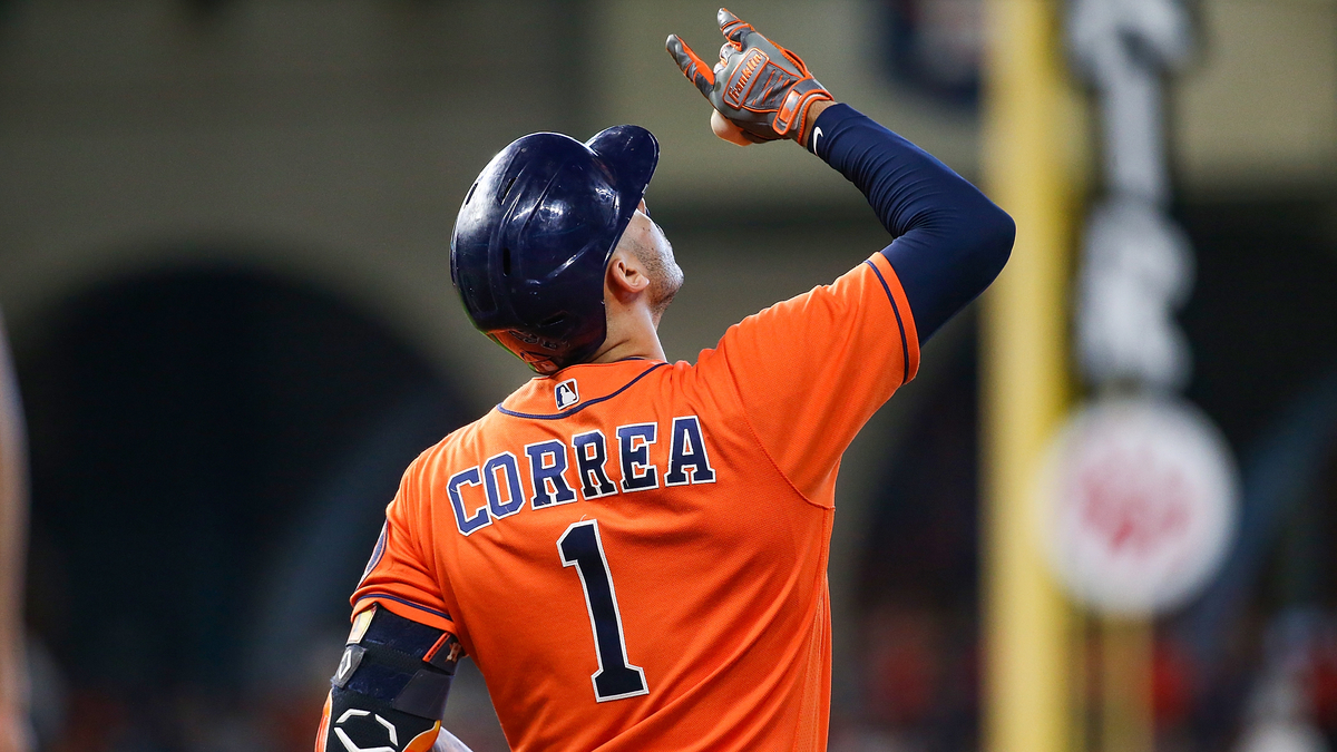 Houston Astros shortstop Carlos Correa
