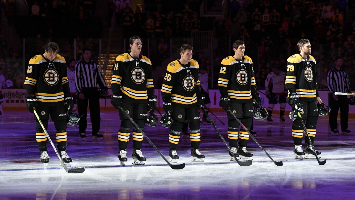 Boston Bruins defenseman Charlie McAvoy