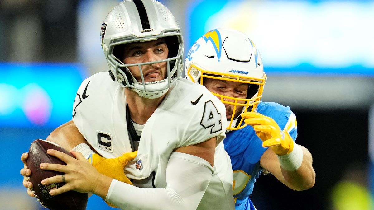 Las Vegas Raiders quarterback Derek Carr