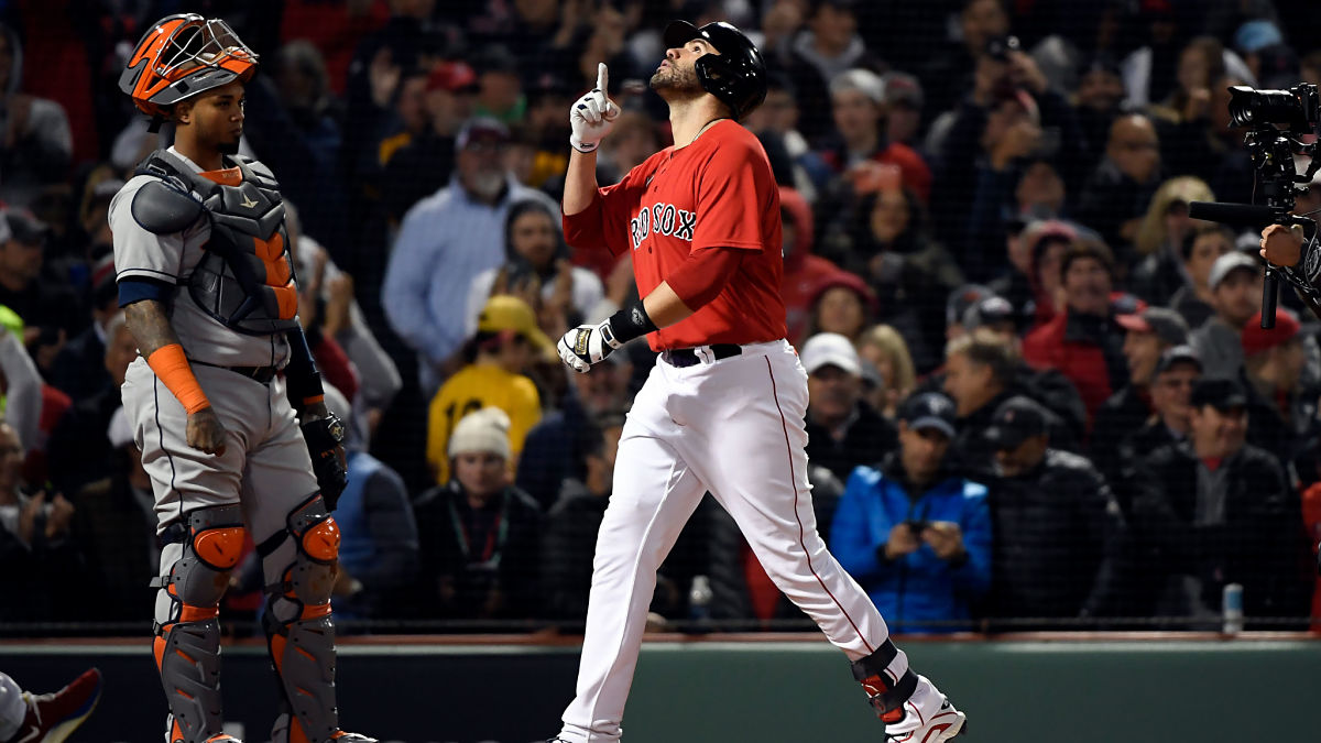 Boston Red Sox designated hitter J.D. Martinez