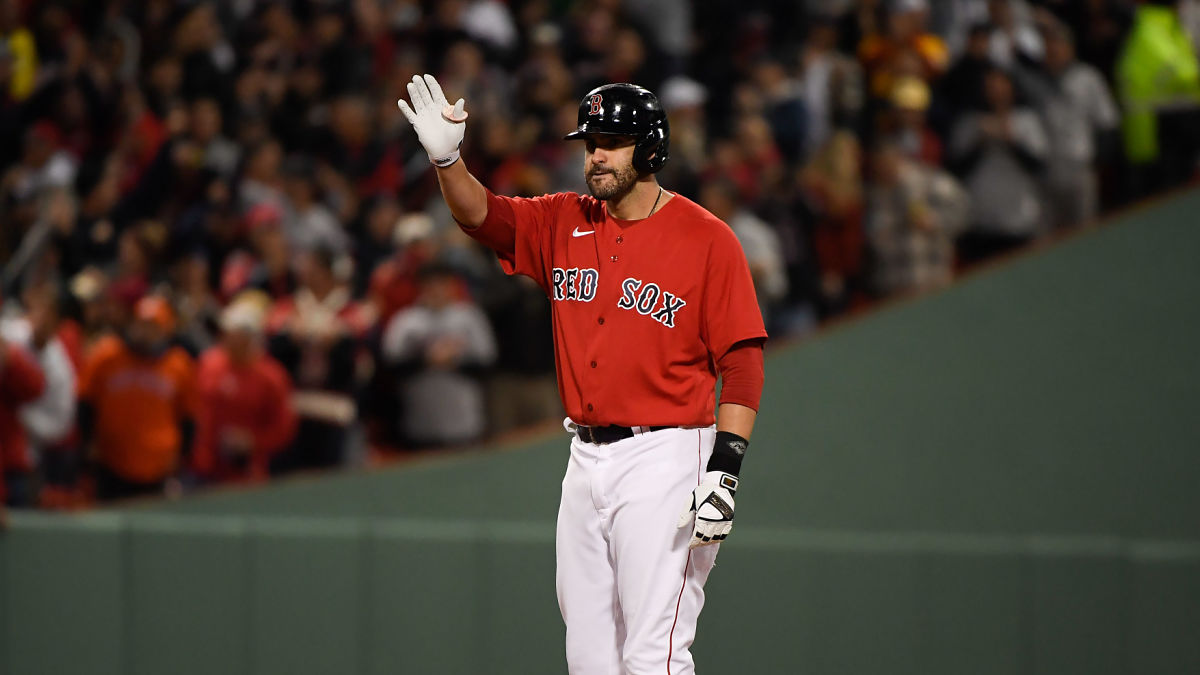 Boston Red Sox designated hitter J.D. Martinez