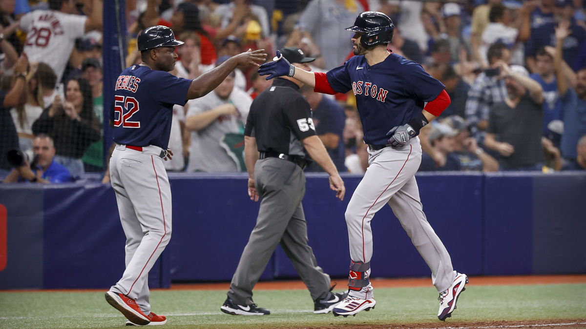 Boston Red Sox designated hitter J.D. Martinez
