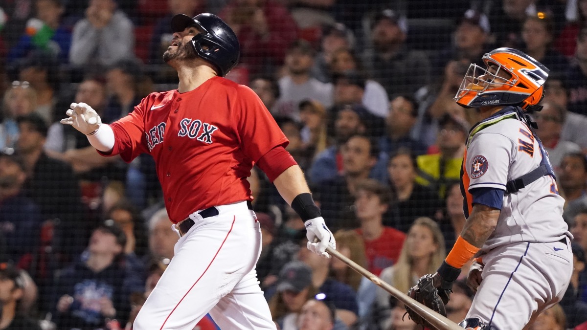 Boston Red Sox designated hitter J.D. Martinez