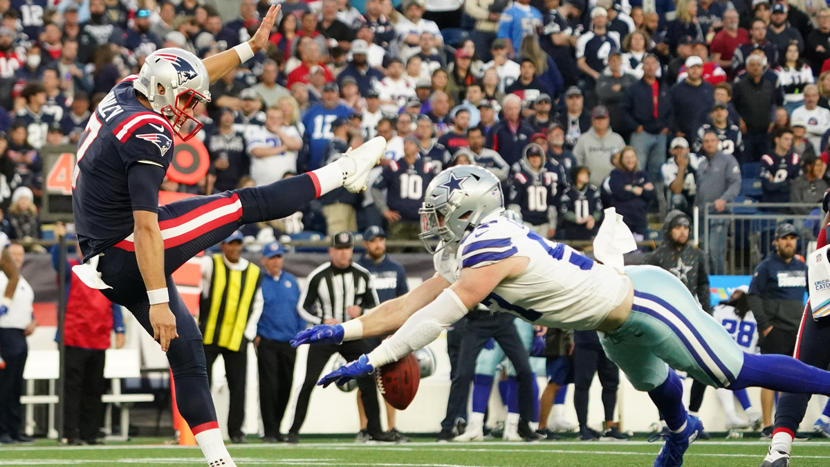 New England Patriots punter Jake Bailey