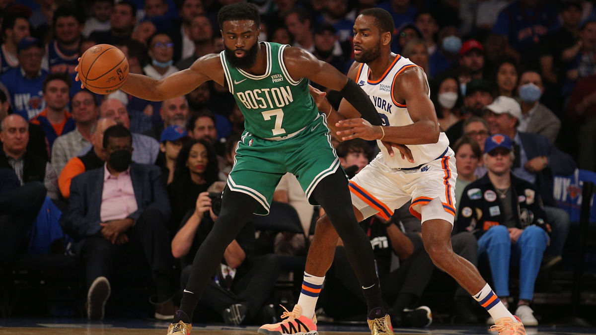 Boston Celtics guard Jaylen Brown
